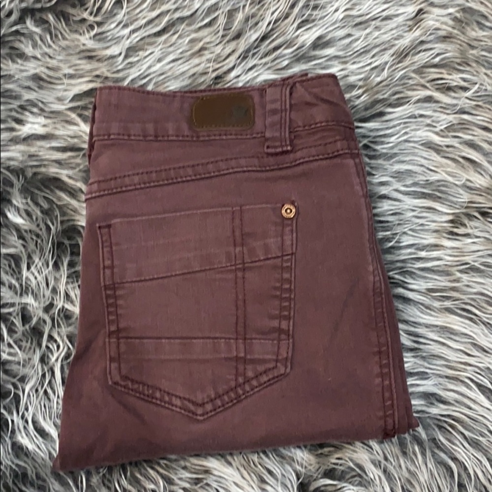 Rubberband hemmed skinnies